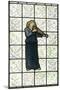 Minstral on Stained Glass Window-William Morris-Mounted Giclee Print