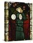 Minstrel Angel with Cymbals, for the East Window of St. John's Church, Dalton Yorkshire-William Morris-Stretched Canvas