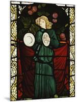 Minstrel Angel with Cymbals, for the East Window of St. John's Church, Dalton Yorkshire-William Morris-Mounted Giclee Print