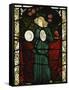 Minstrel Angel with Cymbals, for the East Window of St. John's Church, Dalton Yorkshire-William Morris-Framed Stretched Canvas