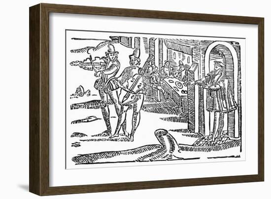 Minstrels, 17th Century-null-Framed Giclee Print