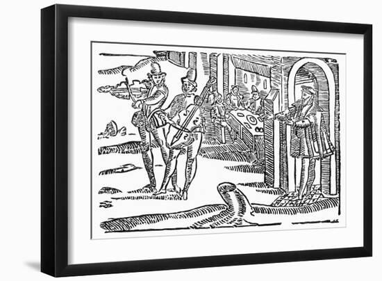 Minstrels, 17th Century-null-Framed Giclee Print