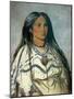 Mint, a Mandan Indian Girl, 1832-George Catlin-Mounted Giclee Print