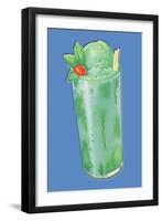 Mint Float-null-Framed Art Print