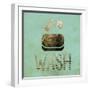 Mint Glitz Bath 1-Melody Hogan-Framed Art Print