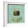 Mint Glitz Bath 1-Melody Hogan-Framed Art Print