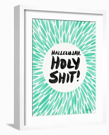 Mint Hallelujah Holy Shit-Cat Coquillette-Framed Art Print