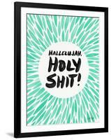 Mint Hallelujah Holy Shit-Cat Coquillette-Framed Art Print