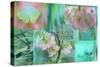 Mint Mood Collage-Cora Niele-Stretched Canvas