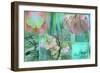 Mint Mood Collage-Cora Niele-Framed Giclee Print