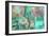 Mint Mood Collage-Cora Niele-Framed Giclee Print