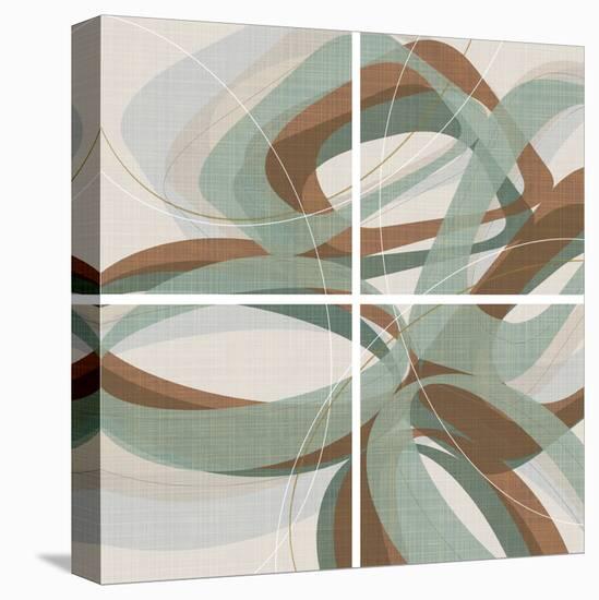 Mint Ripple-Ahava-Stretched Canvas