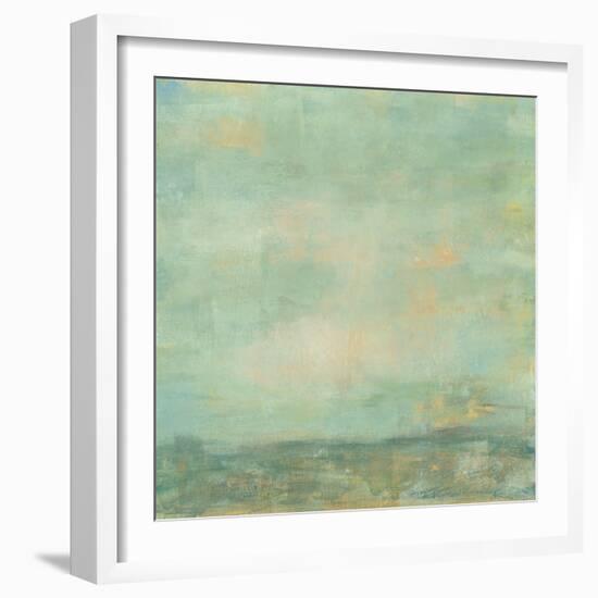 Mint Sky I-Jennifer Goldberger-Framed Art Print