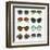 Mint Tan Sunglasses-Cat Coquillette-Framed Art Print