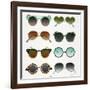 Mint Tan Sunglasses-Cat Coquillette-Framed Art Print