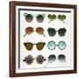 Mint Tan Sunglasses-Cat Coquillette-Framed Art Print