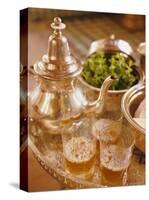 Mint Tea, Marrakech, Morocco, North Africa-Lee Frost-Stretched Canvas