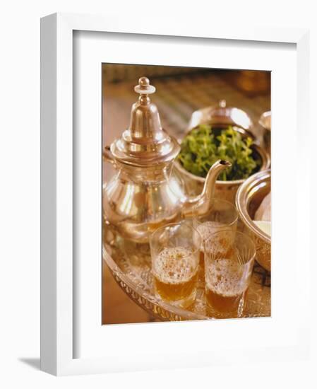 Mint Tea, Marrakech, Morocco, North Africa-Lee Frost-Framed Photographic Print