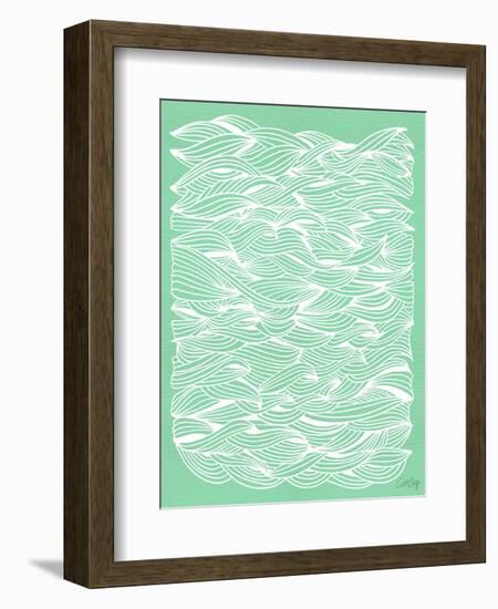 Mint Waves-Cat Coquillette-Framed Art Print