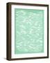 Mint Waves-Cat Coquillette-Framed Art Print