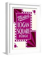 Minter's Logan Square Fudge-null-Framed Art Print