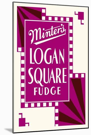 Minter's Logan Square Fudge-null-Mounted Art Print