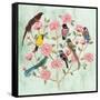 Minty Chinoiserie I-Melissa Wang-Framed Stretched Canvas