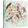 Minty Chinoiserie I-Melissa Wang-Stretched Canvas