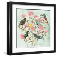 Minty Chinoiserie II-Melissa Wang-Framed Art Print