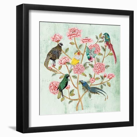 Minty Chinoiserie II-Melissa Wang-Framed Art Print