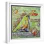 Minty Green Bird-Blenda Tyvoll-Framed Giclee Print