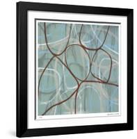 Minty Pebble-Maria Lobo-Framed Giclee Print