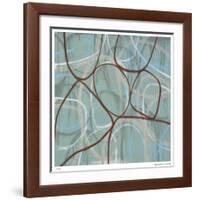 Minty Pebble-Maria Lobo-Framed Giclee Print