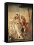 Minuet in Villa-Giandomenico Tiepolo-Framed Stretched Canvas