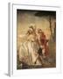 Minuet in Villa-Giandomenico Tiepolo-Framed Giclee Print