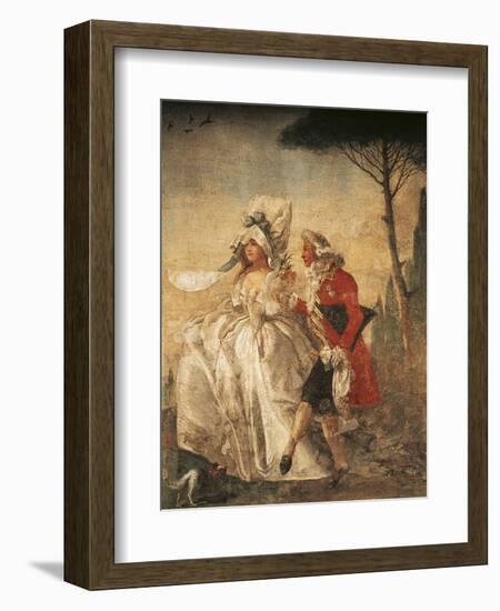 Minuet in Villa-Giandomenico Tiepolo-Framed Giclee Print