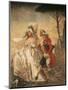 Minuet in Villa-Giandomenico Tiepolo-Mounted Giclee Print