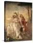 Minuet in Villa-Giandomenico Tiepolo-Stretched Canvas