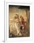 Minuet in Villa-Giandomenico Tiepolo-Framed Giclee Print