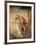 Minuet in Villa-Giandomenico Tiepolo-Framed Giclee Print