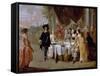 Minuet-Hieronymus Janssens-Framed Stretched Canvas