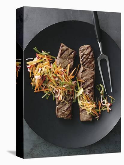 Minute Filets with Pickled Vegetables - Conde Nast Collection-null-Stretched Canvas