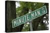 Minute Man Lane, American Revolution-Joseph Sohm-Stretched Canvas