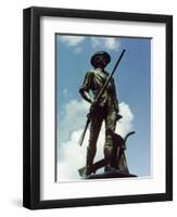 Minute Man Statue, Old North Bridge, 1874-Daniel Chester French-Framed Giclee Print