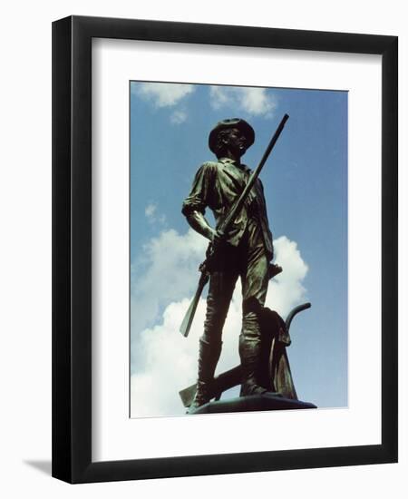 Minute Man Statue, Old North Bridge, 1874-Daniel Chester French-Framed Giclee Print