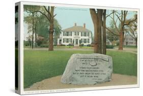 Minute Men Monument, Lexington-null-Stretched Canvas