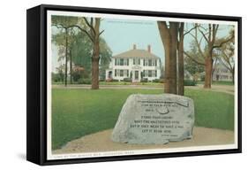 Minute Men Monument, Lexington-null-Framed Stretched Canvas