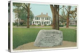 Minute Men Monument, Lexington-null-Stretched Canvas