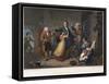 Minuteman: Family, 1776-T.h. Matteson-Framed Stretched Canvas