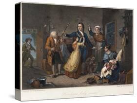 Minuteman: Family, 1776-T.h. Matteson-Stretched Canvas